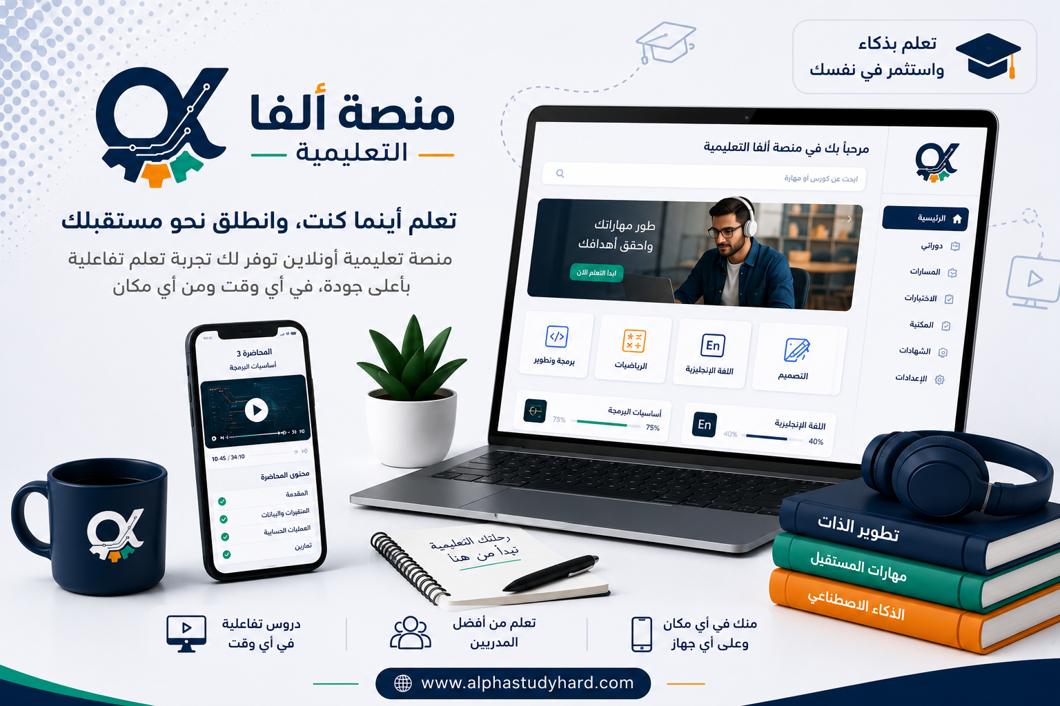 منصة ألفا التعليمية